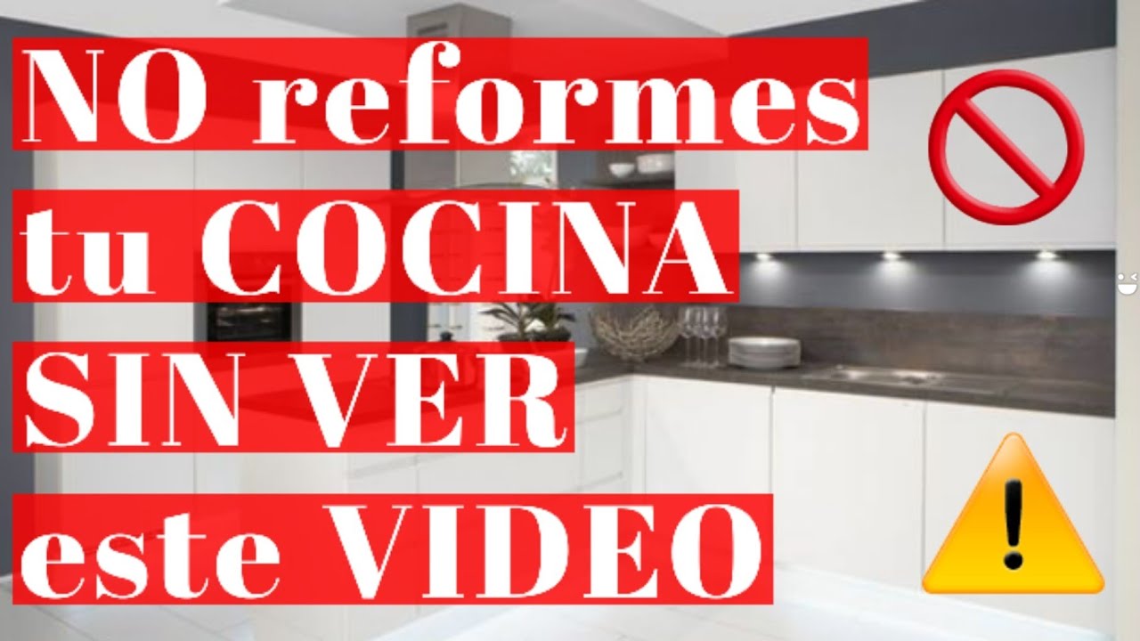 Conceptos previos para planificar la reforma de tu cocina