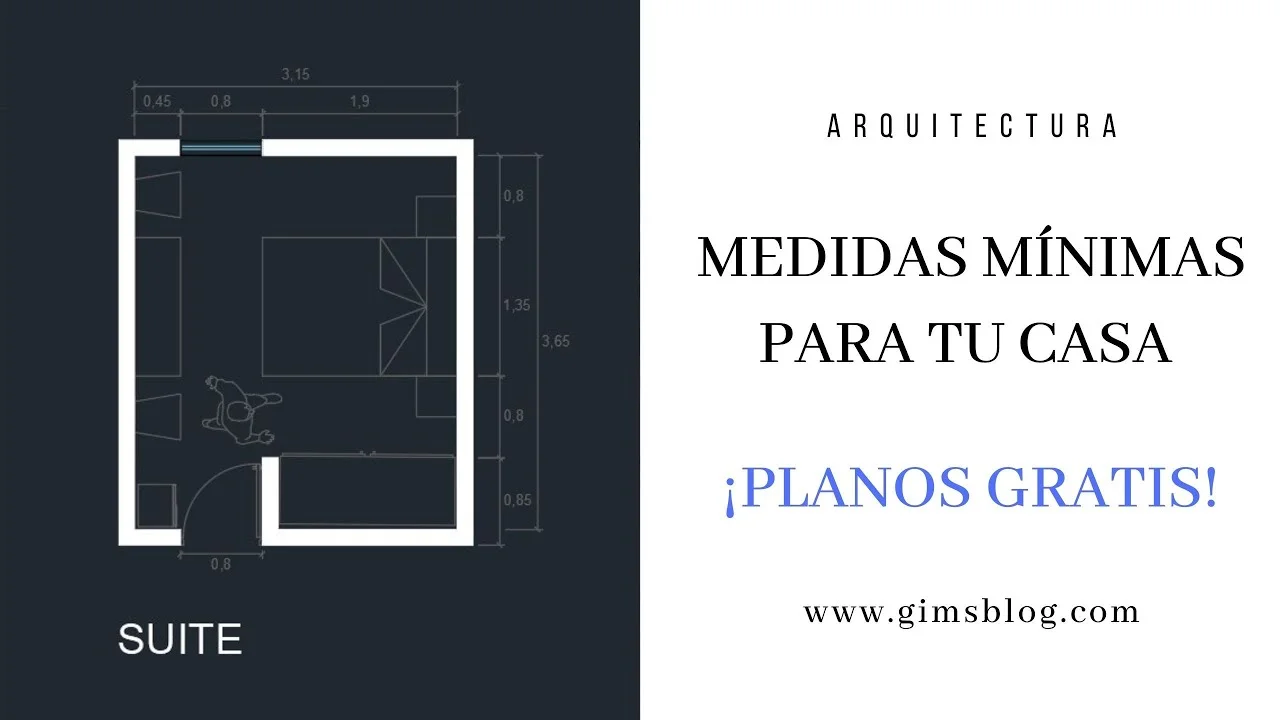 Medidas minimas de las habitaciones de una vivienda